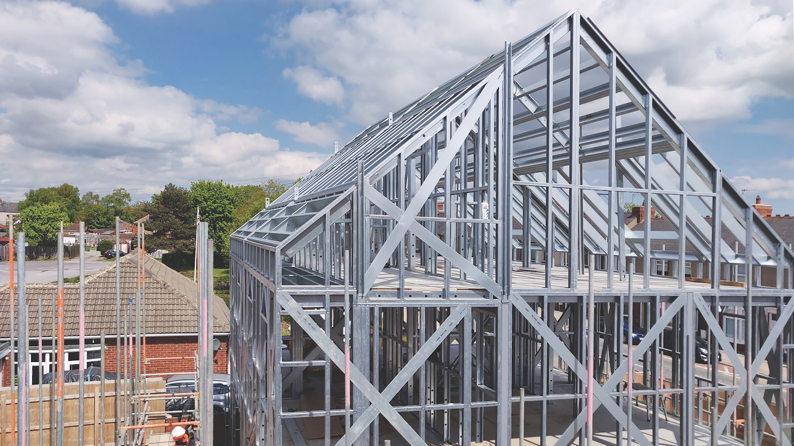 Corehaus trialled its technology on a Homes by Carlton site in County Durham, alongside a traditional build. The system was built on site, rather than in the factory, to prove the concept