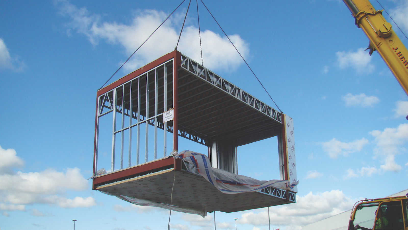 Intelligent Steel Solutions manufactures 2D panels for volumetric suppliers, chiefly in the residential market