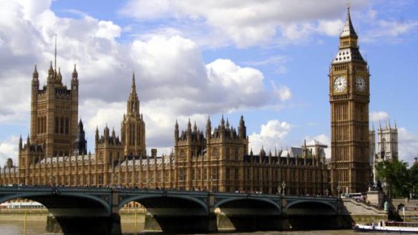 View of the UK's Houses of Parliament
