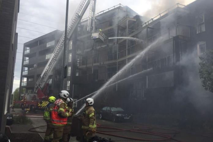 A fire at Samuel Garside House on De Pass Gardens in Barking in 2019 is believed to have started after a resident’s barbecue on a balcony