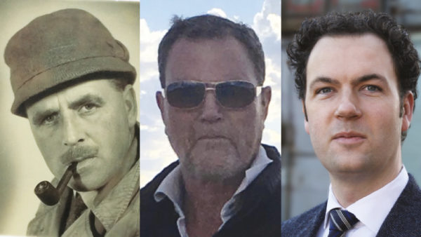 From left: Captain James, Michael and Matthew McCarrick