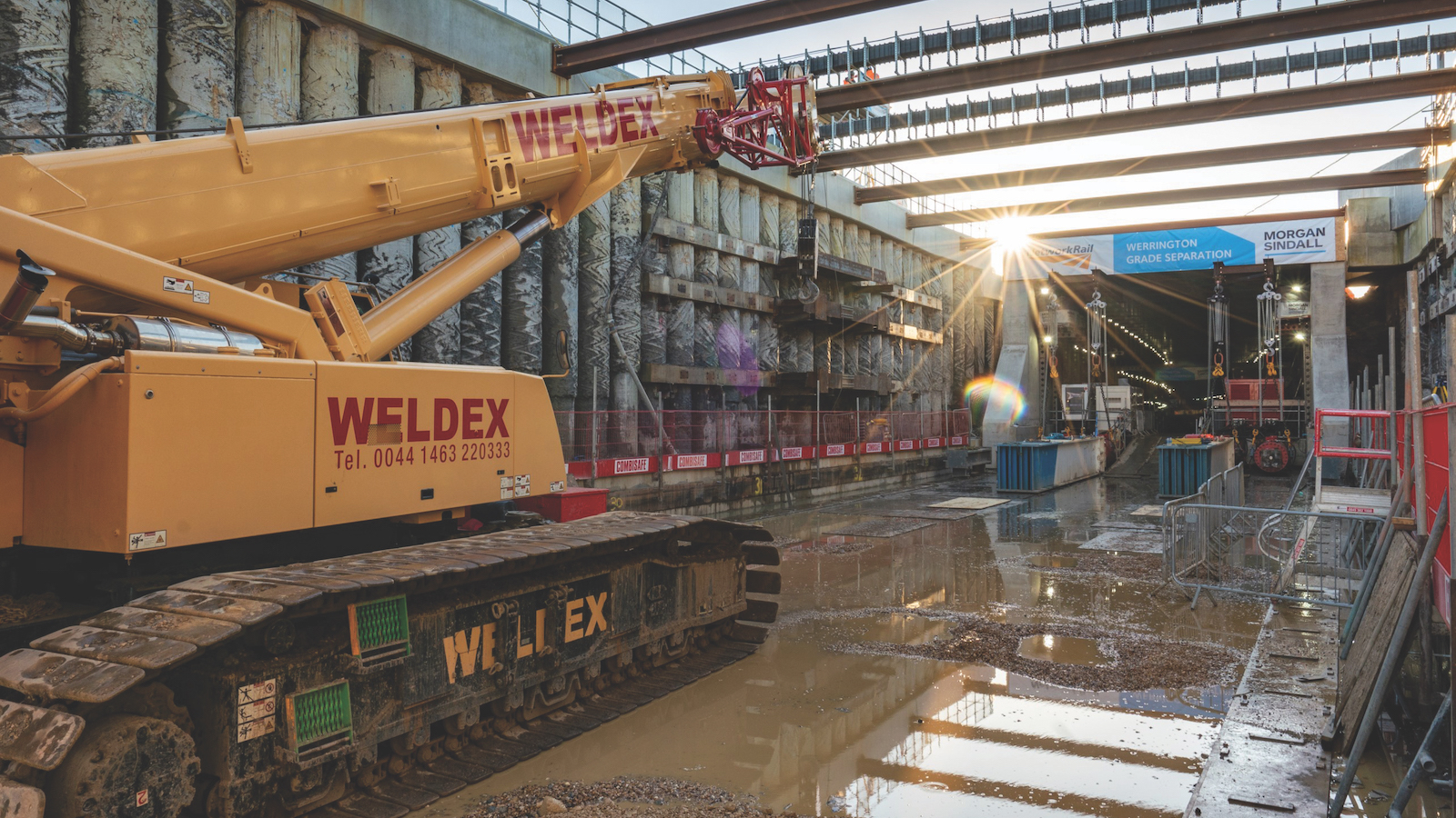 Morgan Sindall constructing a tunnel at Werrington on the East Coast Main Line near Peterborough.