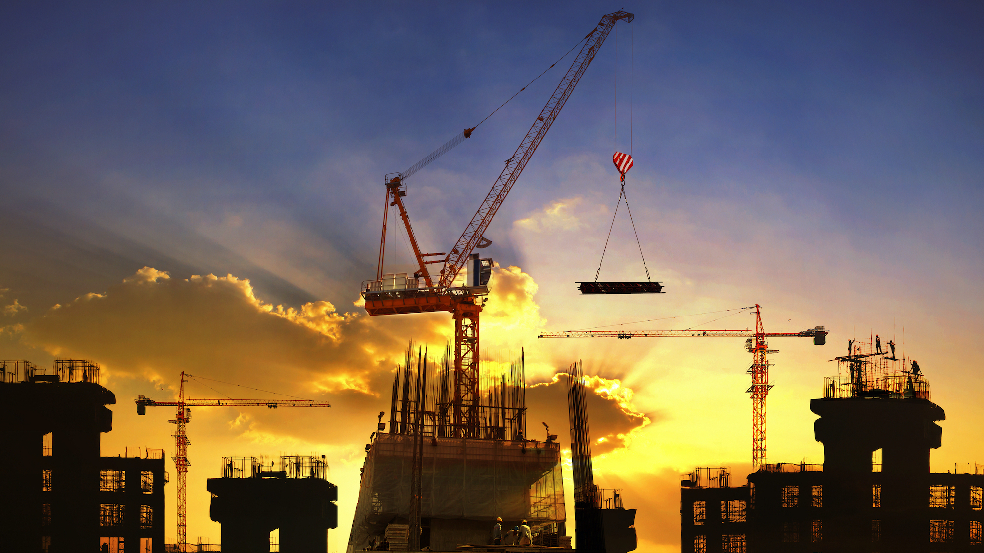 ISG demise - Construction cranes (image: Dreamstime)