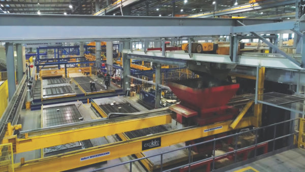 Laing O’Rourke’s Worksop Centre of Excellence, where WorkMobile is being used for QA on precast units