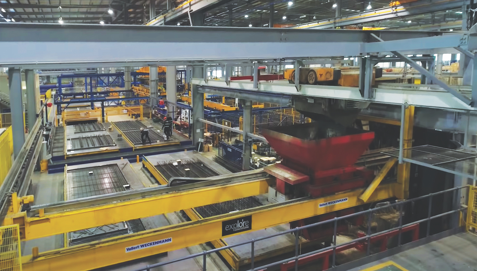 Laing O’Rourke’s Worksop Centre of Excellence, where WorkMobile is being used for QA on precast units