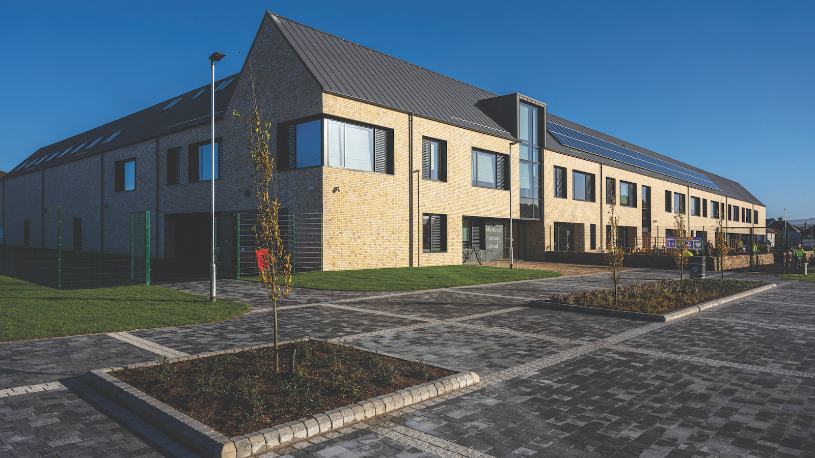 The school is Scotland’s largest to be built with a CLT frame. Image: John Paul Photography
