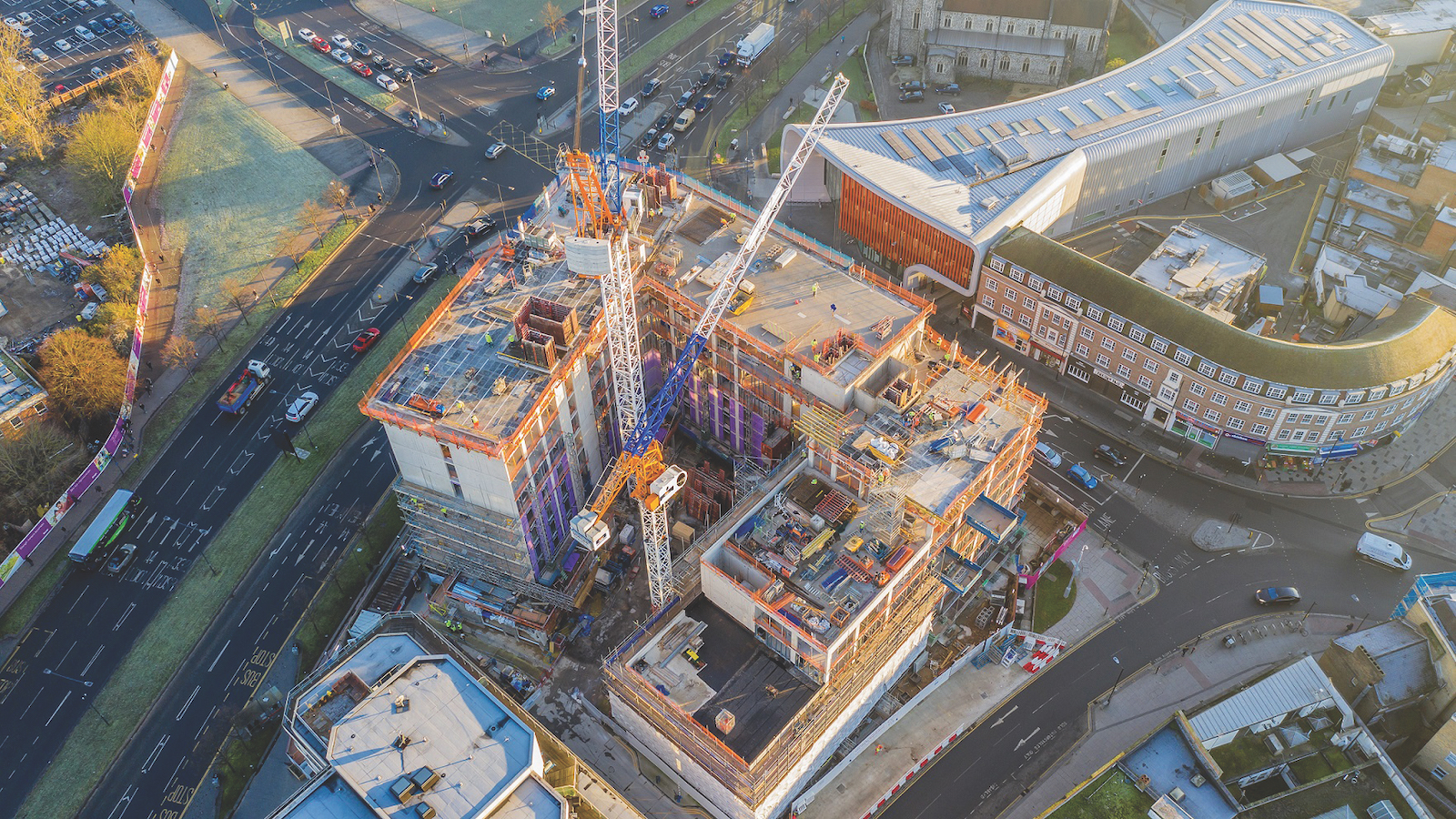 As the build progressed, the team identified opportunities for more sustainable design features