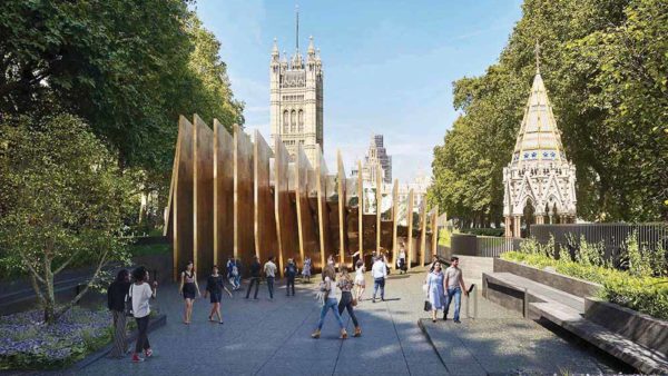 Artist's impression of the Holocaust Memorial (Image: Adjaye Associates)
