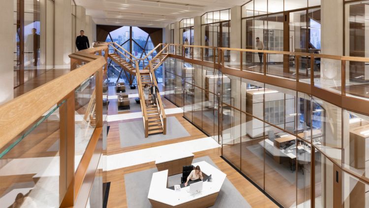 Image of an office development in Yekaterinburg designed by Foster + Partners