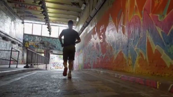 Ben Banaghan, assistant construction manager for ISG, is running 1,400km from John O'Groats to Land's End.