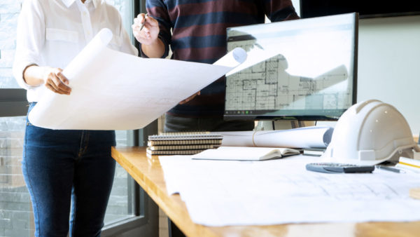 A construction office