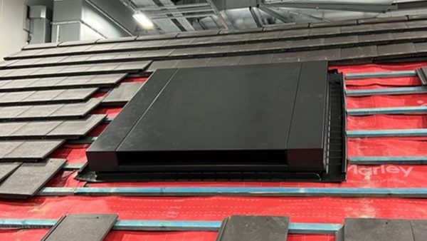 Bellway is trialling the roof-mounted heat pump in its Future House at the University of Salford