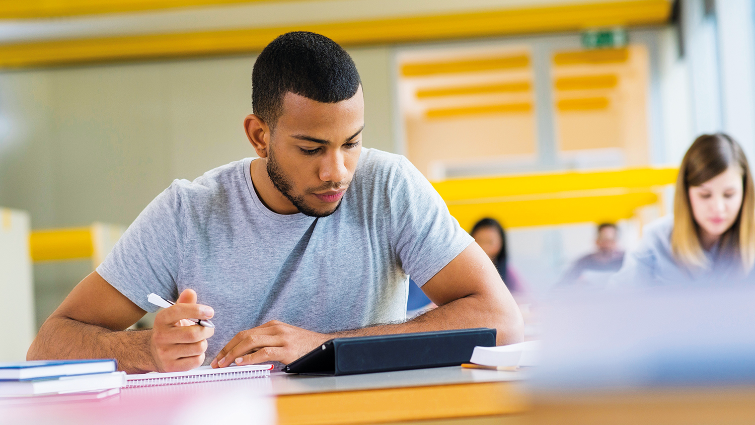 Construction students