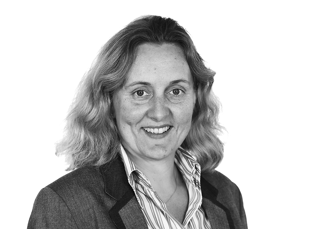 Headshot of a woman looking at the camera