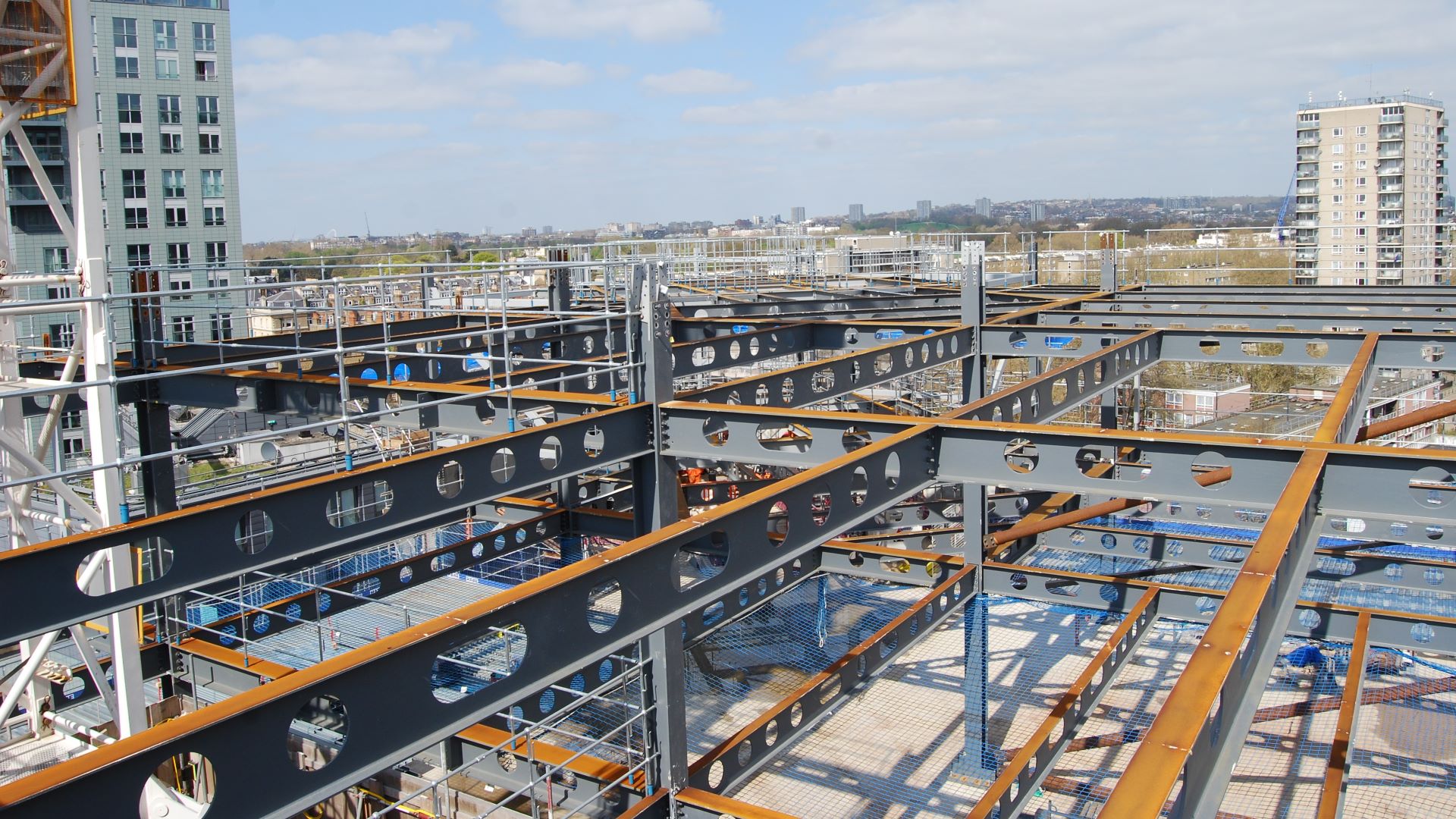 1 Triton Square, built in 1997, was refurbished and extended with extra steel floors.