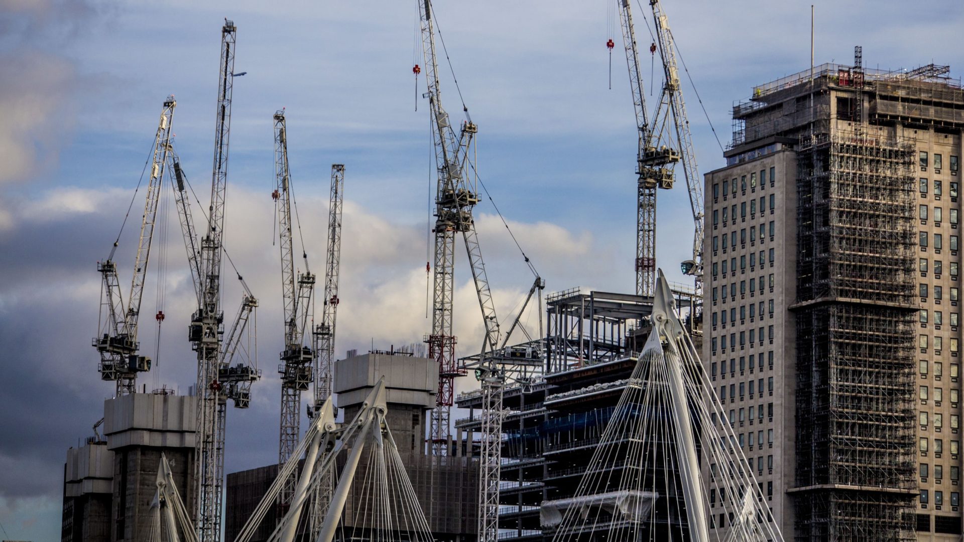 A construction skyline