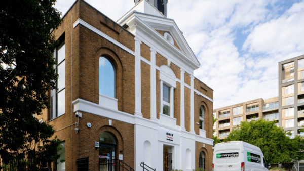 Front facade of a building