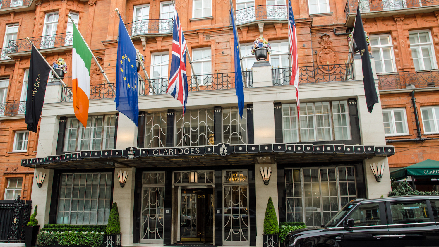 McGee Claridge's The front of Claridge's Hotel - McGee project