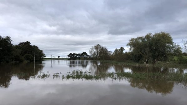 Floods near Kirby Wiske in North Yorkshire Following Storm Babet (image: Dreamstime)