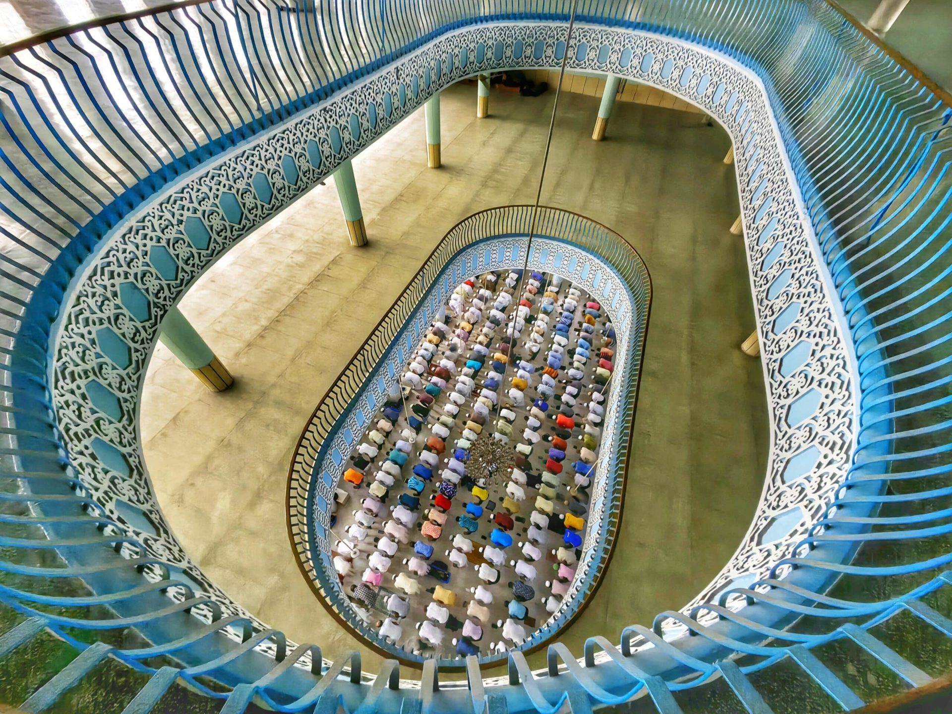 Art of Building 2024 - View of the inside of a mosque from above - Azim Khan Ronnie won the 2023 Art of Building competition