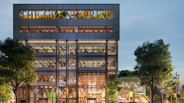 Computer generated image of the new development called The Printworks being built by Wates in South East London.