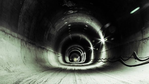 Inside of a long big tunnel. The next 21CC podcast episode will deal with megaprojects.