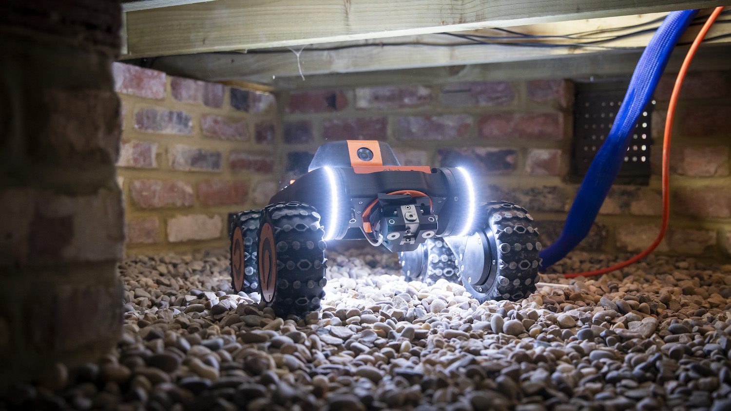Image of the Q-Bot insulation robot