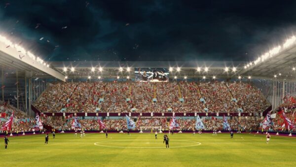 Aston Villa's planned North Stand redevelopment (image: Aston Villa).
