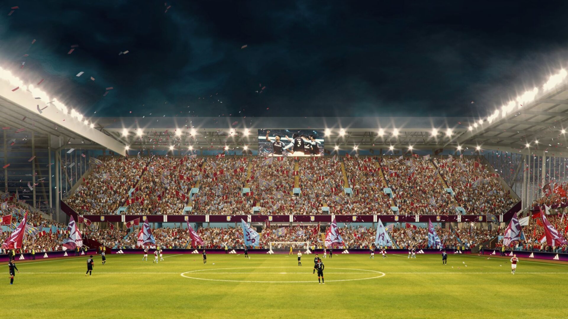 Aston Villa's planned North Stand redevelopment (image: Aston Villa).