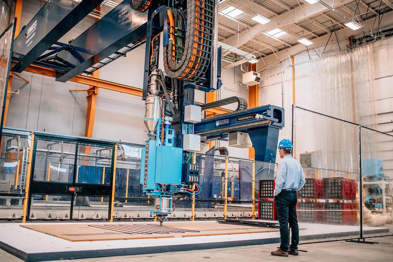 3D-printed natural floor 