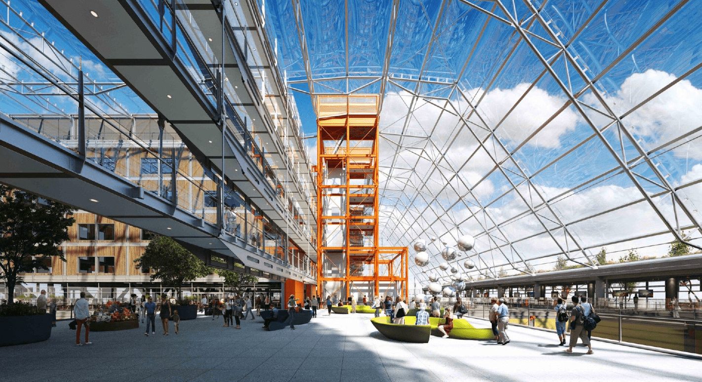 Computer generated image of the Midland Metropolitan University Hospital