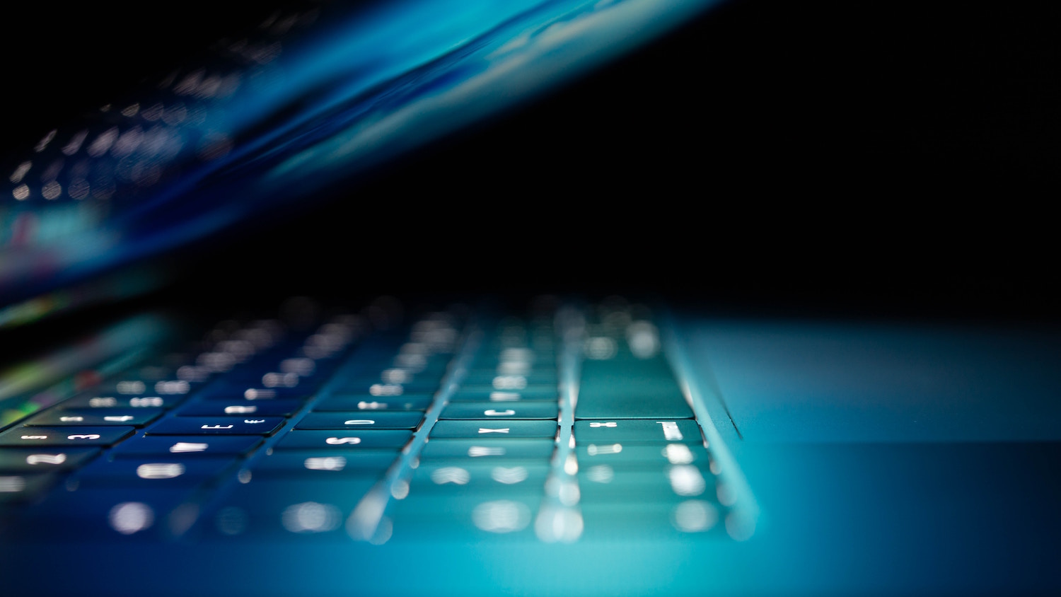 Cyber security must advance as BIM and IoT integrate - image of a laptop keyboard