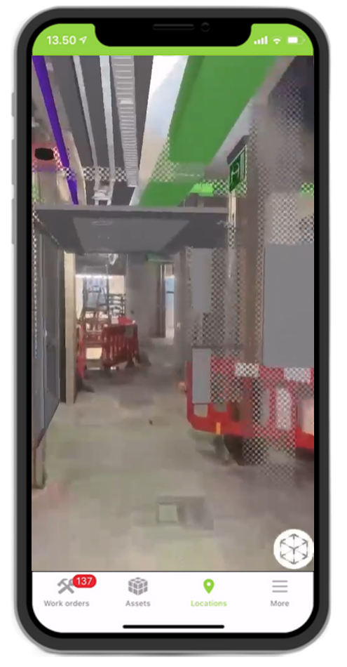 Screen grab of Dalux being used on a phone