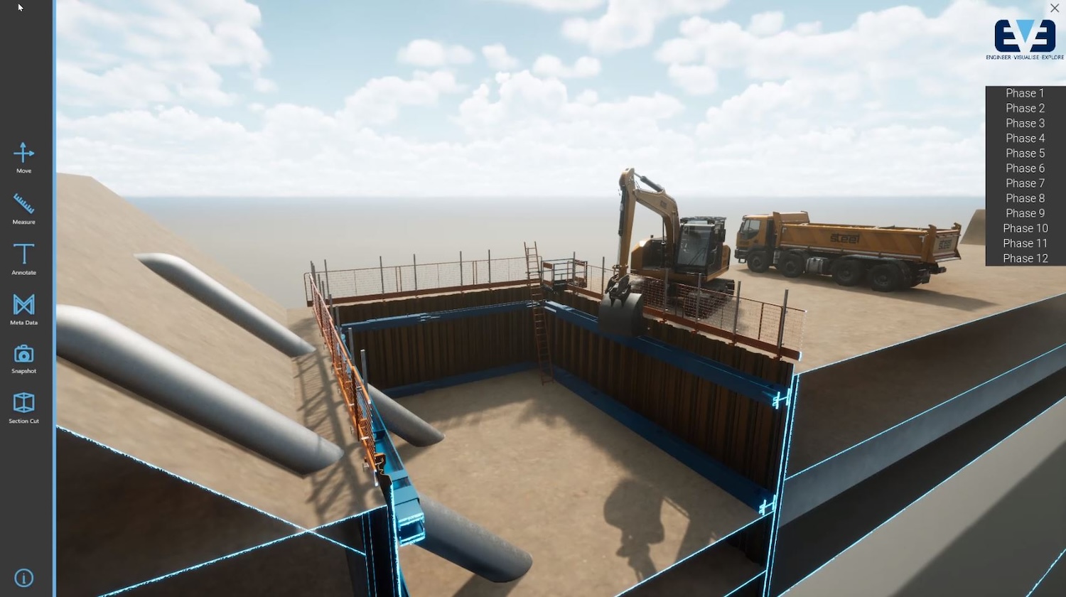 Mabey Hire has launched the latest iteration of its immersive platform the integrates temporary works with BIM workflows - EVE 3.0
