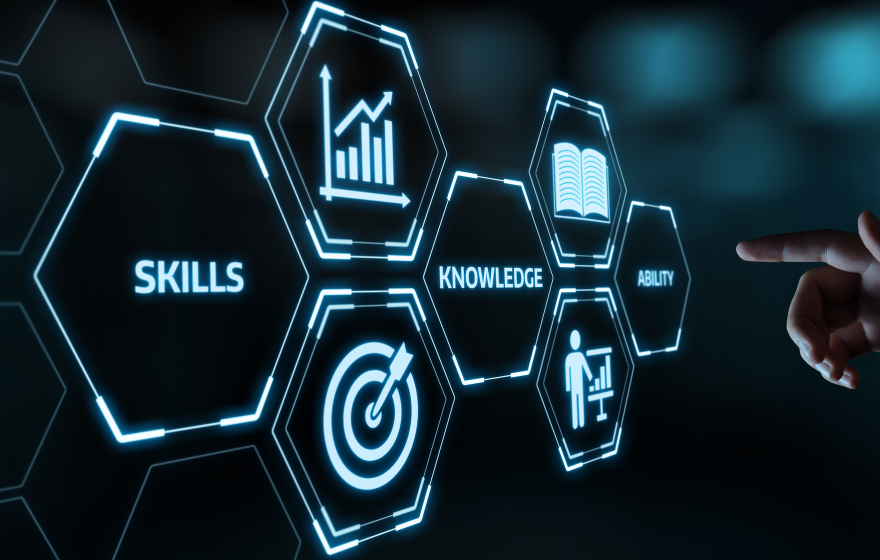 Abstract image for AI skills shortage opinion