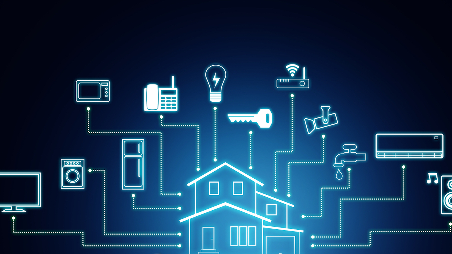 Abstract image of smart building technology for RIBA smart buildings overlay to Plan of Work