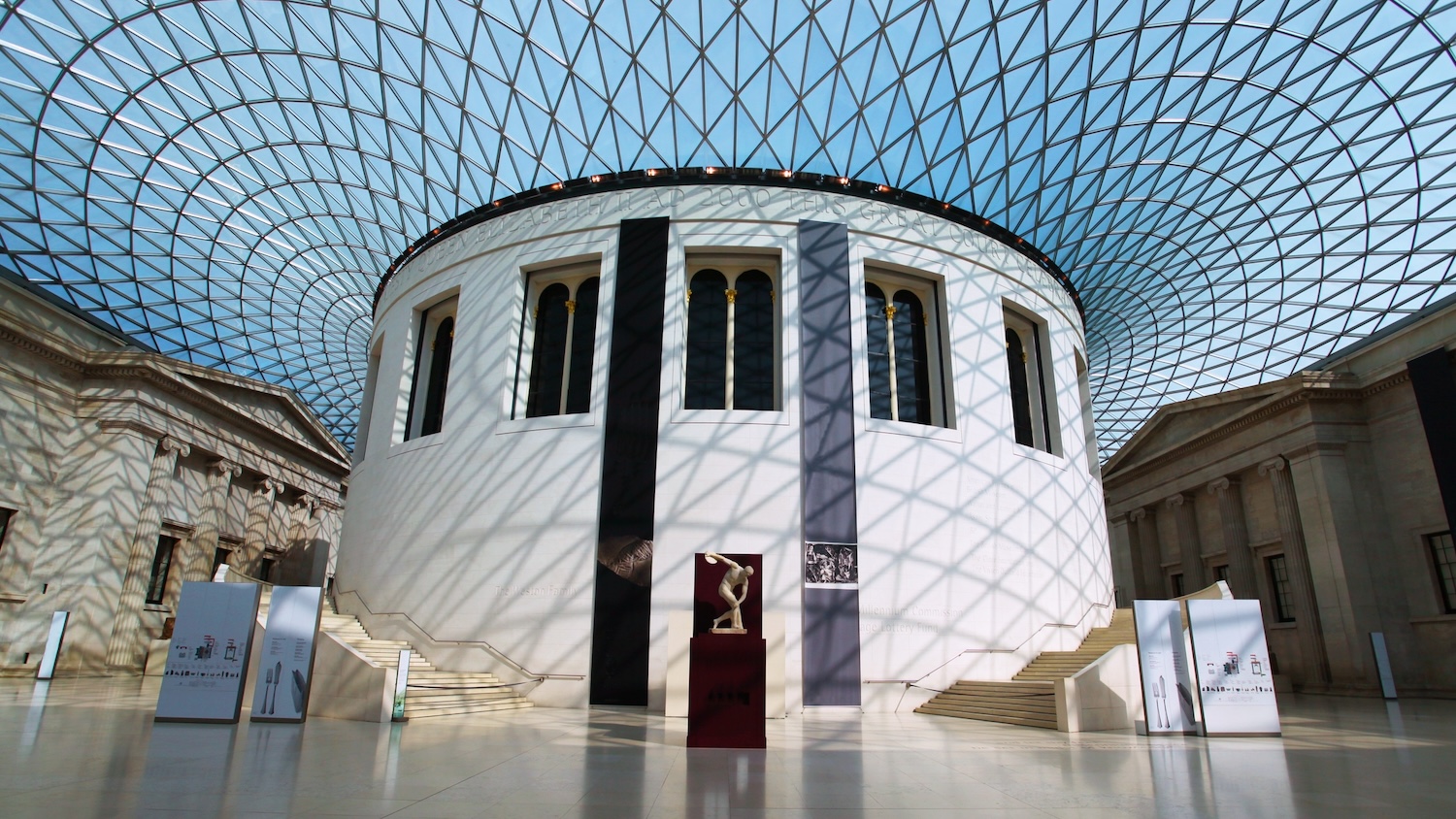 Photo of the interior of the British Museum for 3D modelling story
