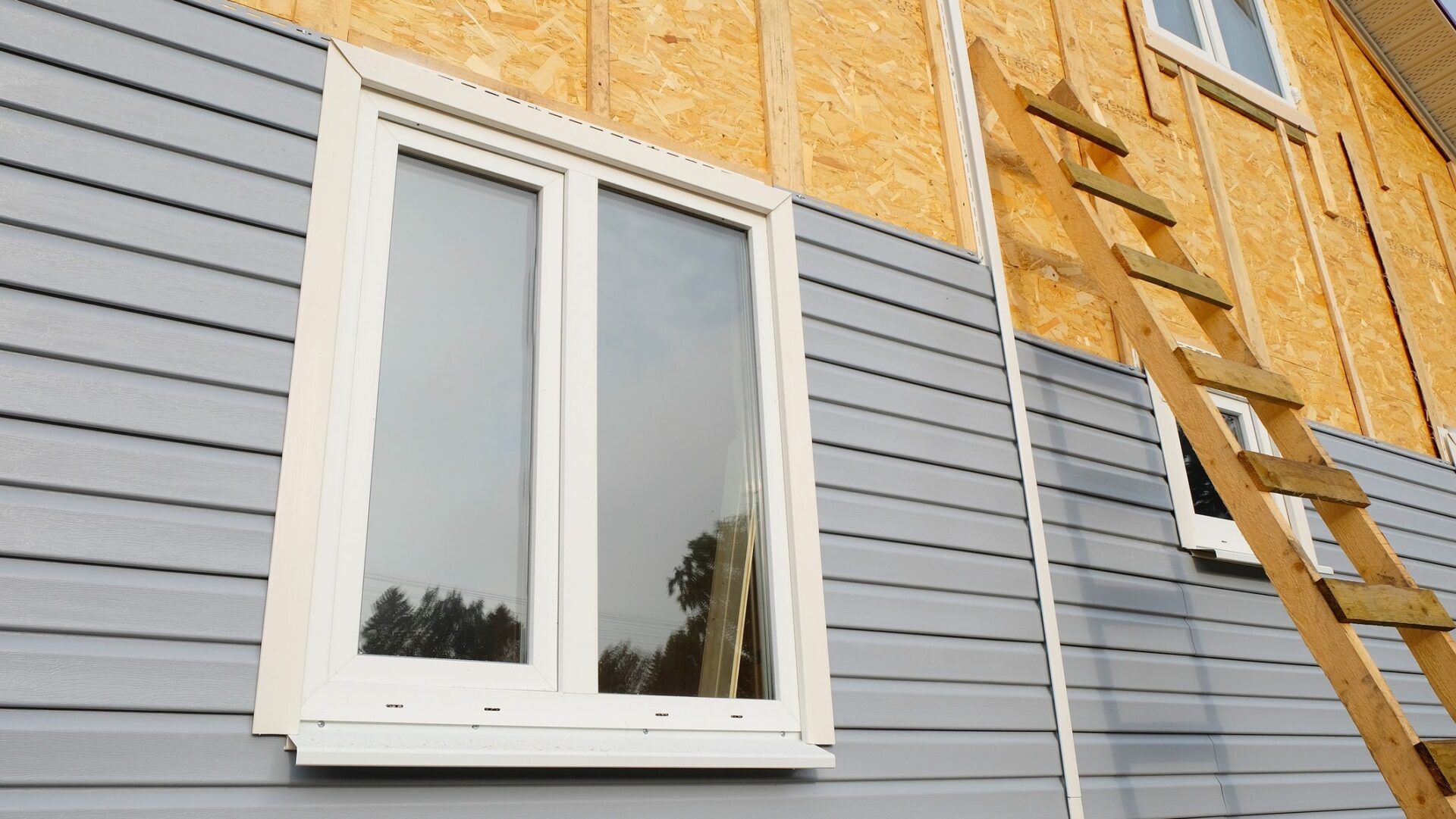 Siding covering the wall of a house under construction - review of what's included in the construction products reform green paper.