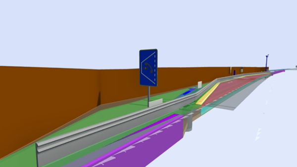 Motorway asset model from Smart Motorways Programme Alliance