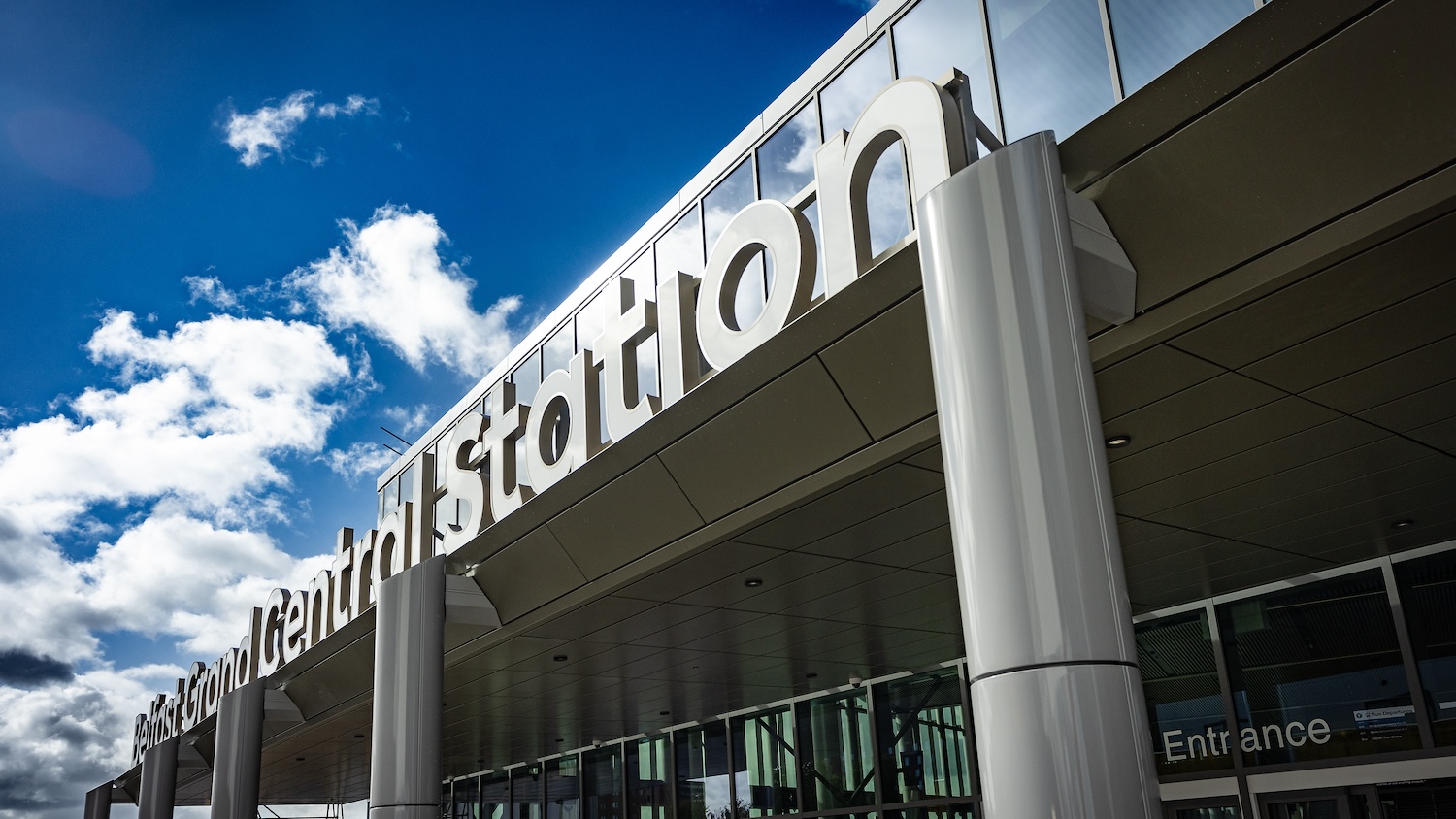 Digital Construction Awards 2025 - Image of the entrance to Belfast Grand Central Station