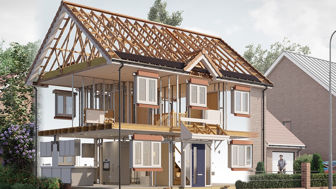 Cut-away image of WholeHouse from TravisPerkins