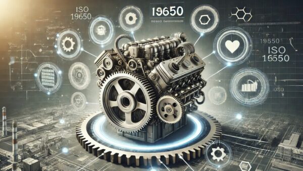 Abstract image of an engine for ISO 19650 opinion