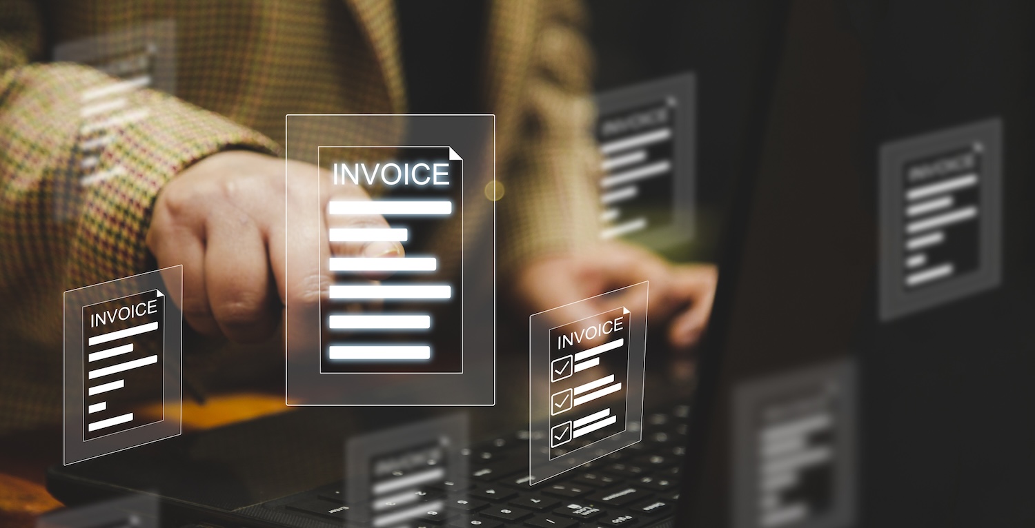 abstract image for electronic invoicing
