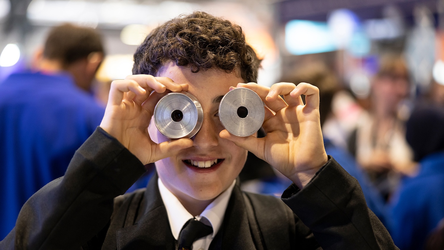 Schoolboy enjoys hands-on activities at last year's fair (image: The Big Bang Fair)