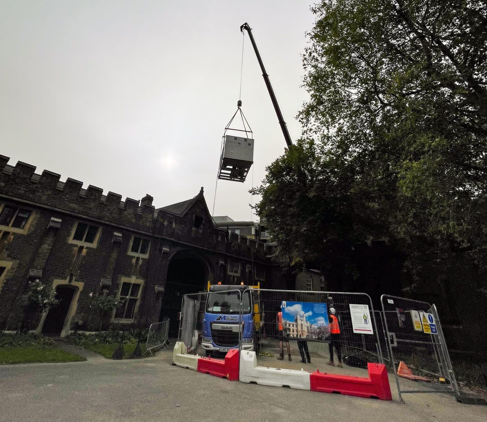 Heat pump installation (image Walter Lilly).
