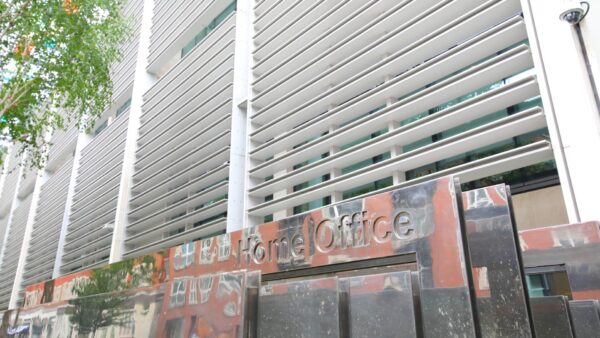 Home Office headquarters in London UK - the government is targeting construction sites as part of its plans to crackdown on illegal working