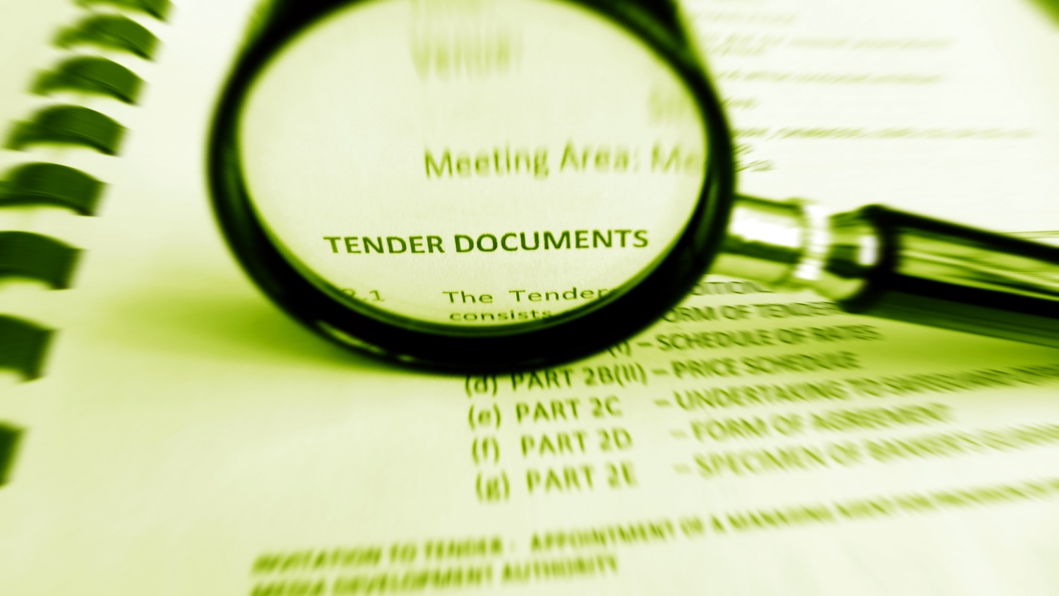 Abstract image of a contract for information requirements story