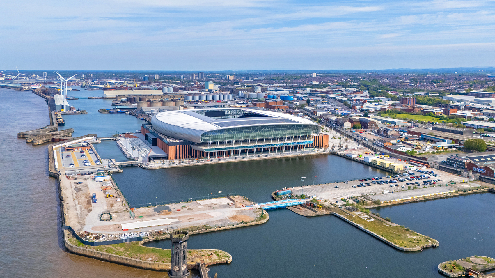 Laing O Rourke used offsite construction extensively on Everton's new stadium (Dreamstime)