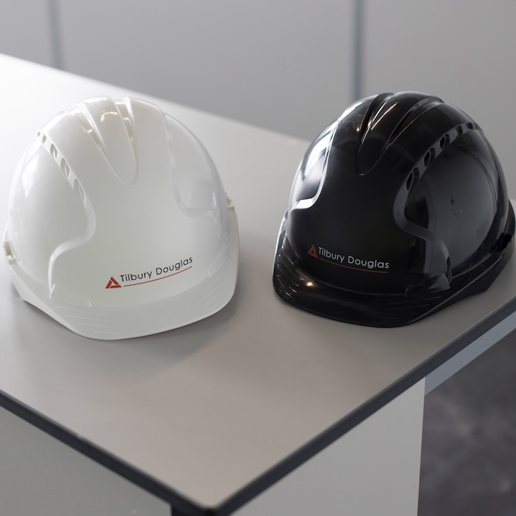 Hard hats (image: Tilbury Douglas)