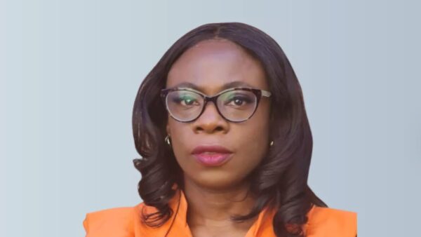 Mugshot of a woman with glasses looking at the camera - Ola Obadara FCIOB appointed CIOB Vice President for 2025/26